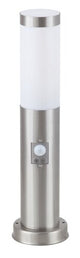 Stalp exterior Inox torch, crom satin, E27 1x 25W, Rabalux 8267