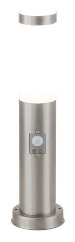 Stalp exterior Inox torch, crom satin, E27 1x 25W, Rabalux 8267