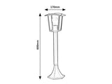Stalp exterior Taverna, negru, 1 x E27, H.60cm, IP44, Rabalux, 7128