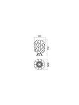 Veioza INBO, alb, 1XE27, Smarter 01-1523