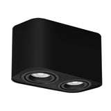 Plafoniera Kobald, negru mat, GU10 2x 42W, Rabalux 2053