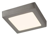 Plafoniera Lois, crom satin, 800lm, LED 12W, 3000K, Rabalux 2667