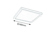 Plafoniera Lois, crom satin, 2500lm, LED 36W, 3000K, Rabalux 2670