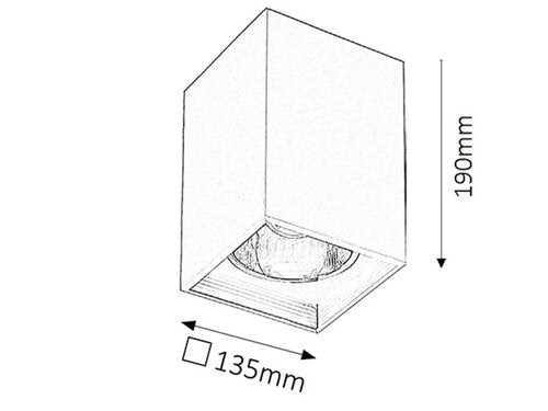 Plafoniera Maddox, gri, E27 1x 60W, Rabalux 2487