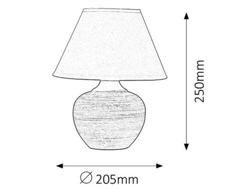 Veioza Molly, albastru, E14 1x 40W, Rabalux 4392