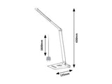 Veioza Nilfgard, argintiu, 890lm, LED 13W, 2800-5000K, Rabalux 2029