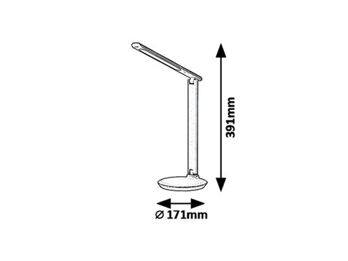 Veioza Osias, alb, 400lm, LED 9W, 2700-6500K, Rabalux 6979