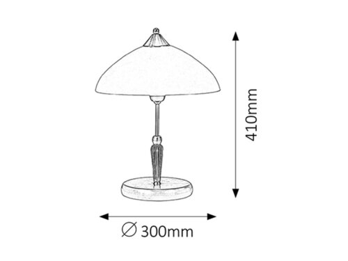 Veioza Regina, bronz, E14 1x 40W, Rabalux 8172