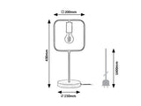 Veioza Rufin, fag, E27 1x 40W, Rabalux 3219