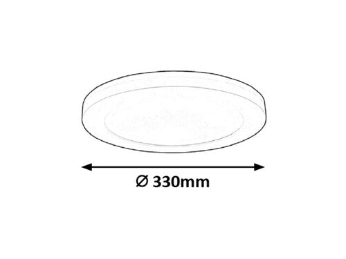 Plafoniera Sonnet, alb, 2800lm, LED 30W, 4000K, Rabalux 1490